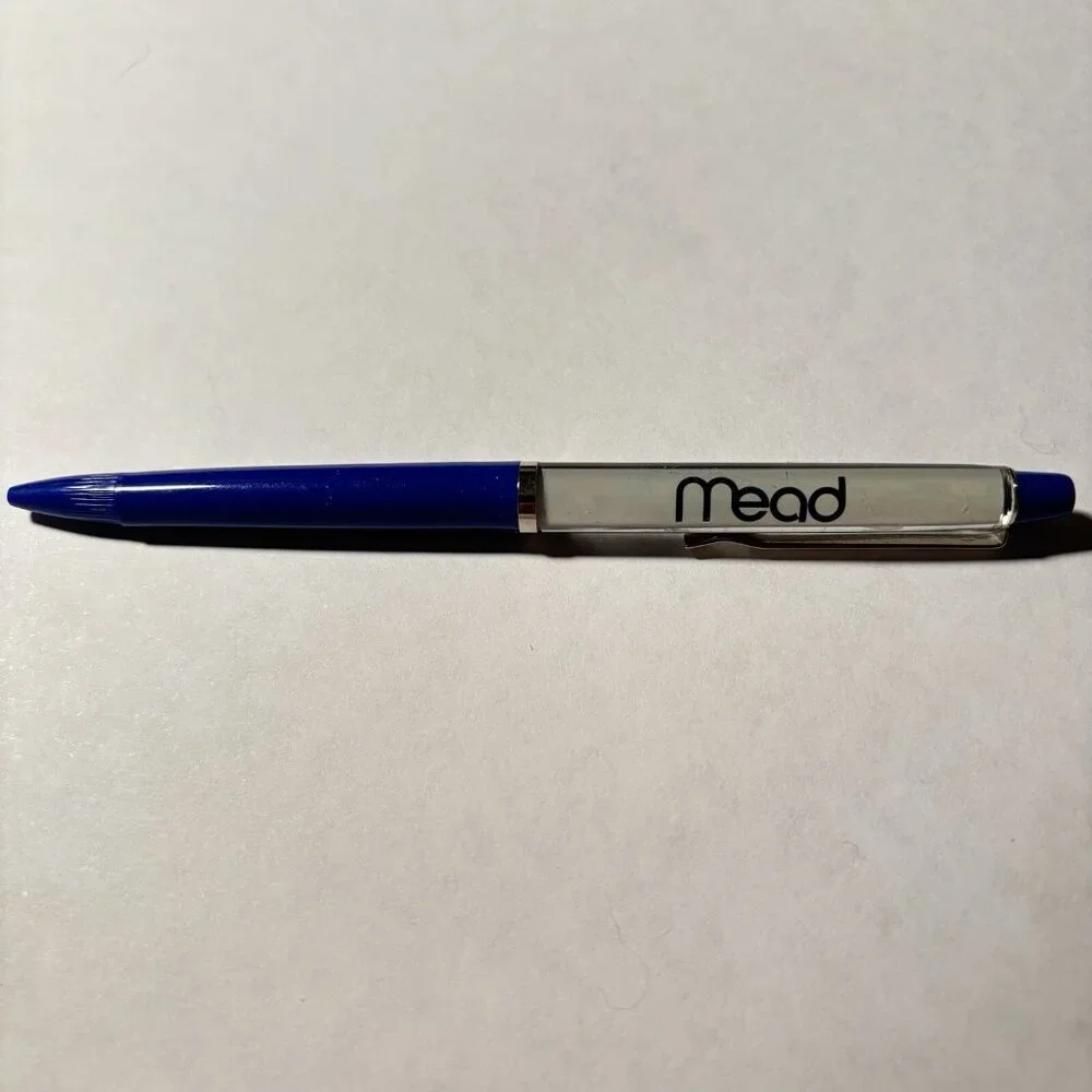 Mead Coated Papers Nascar Racing Team #2 Sponsor Racecar Floaty Pen Speedway